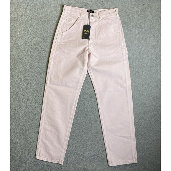 Stan Ray Pants Womens 28x32 Pink Carpenter Cargo Painter Work USA UO Casual NWOT - Picture 1 of 16